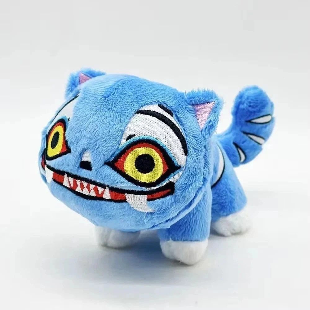 18cm Derpy Tiger Plush Toy, Funny Stuffed Animal, Cute Gift for Kids & Collector